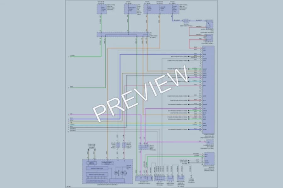 2010 Lexus IS250C Anti Theft wiring diagram preview