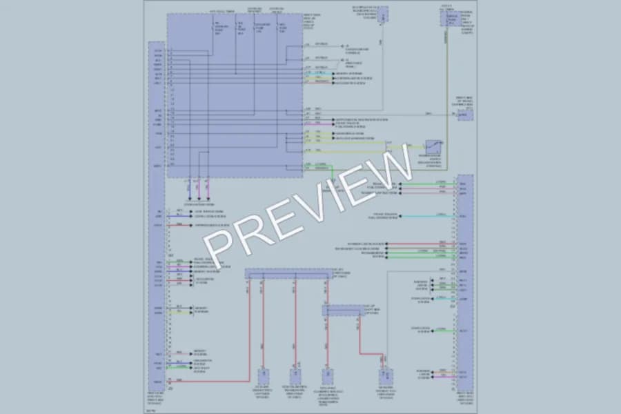 2010 Lexus IS250C Body Control Modules wiring diagram preview