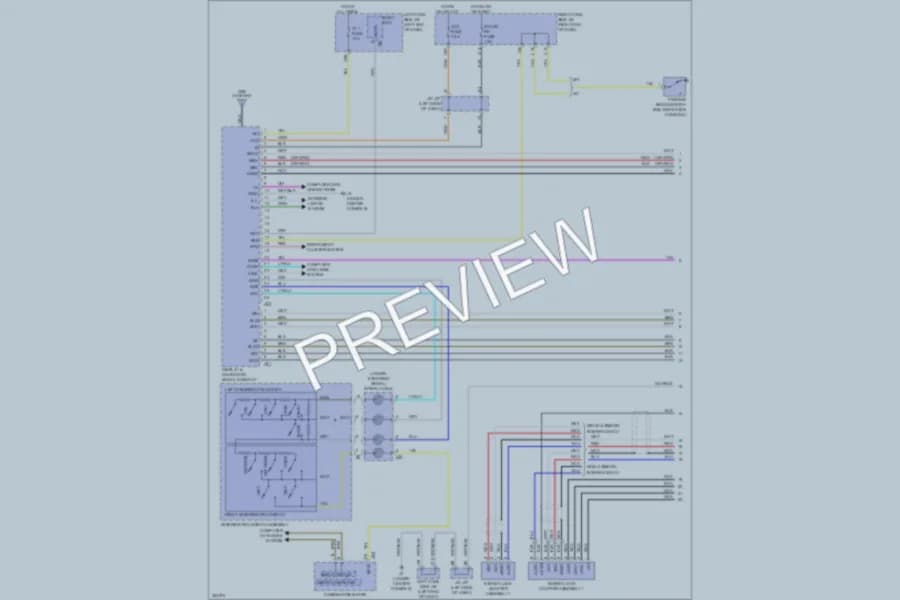 2010 Lexus IS250C Navigation wiring diagram preview