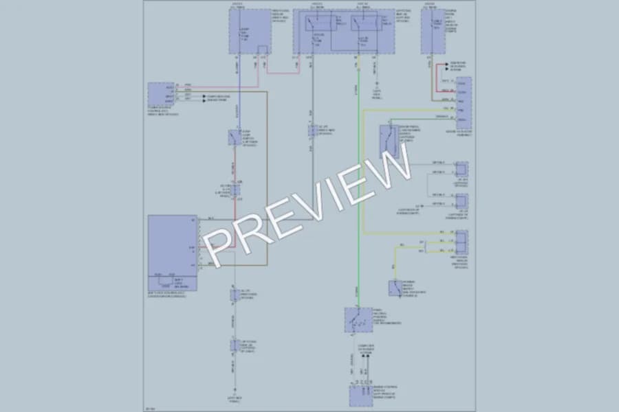 2010 Lexus IS250C Shift Interlock wiring diagram preview