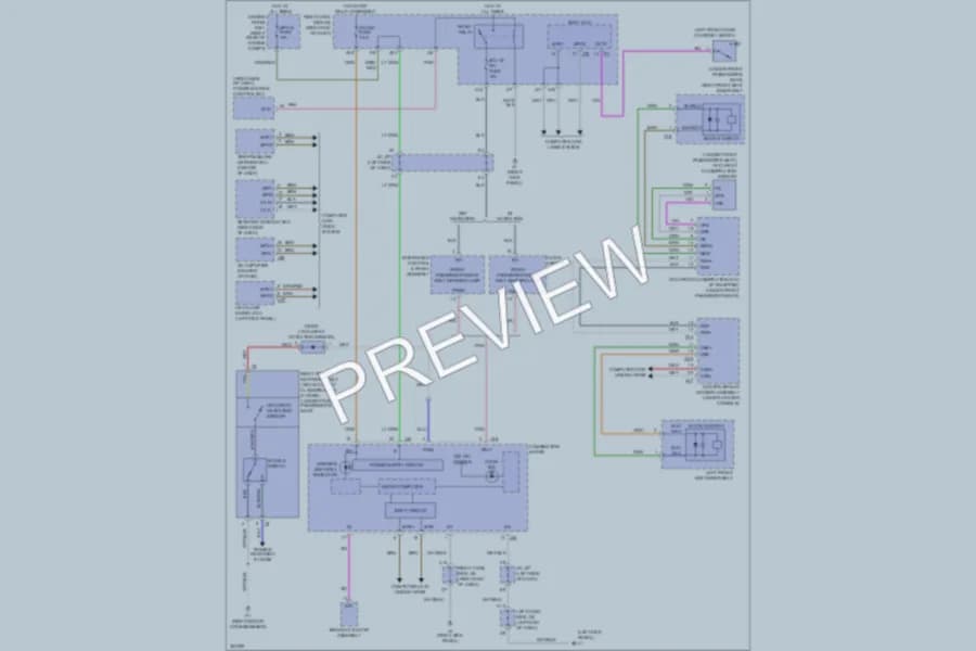 2010 Lexus IS250C Warning Systems wiring diagram preview