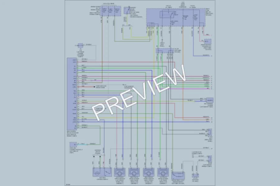 2010 Lexus IS350 Anti Lock Brakes wiring diagram preview