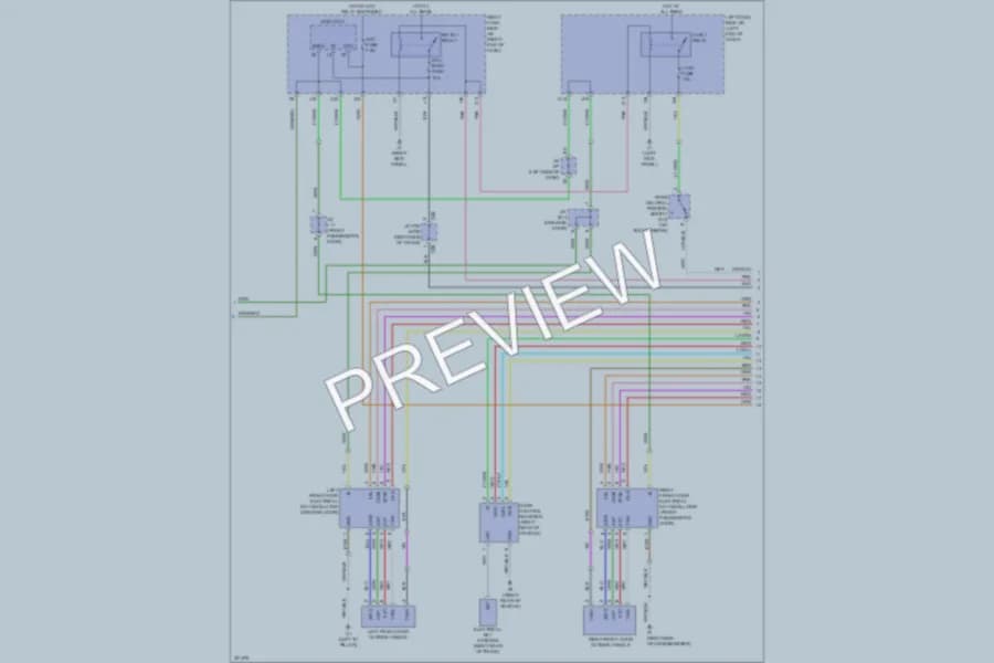 2010 Lexus IS350 Anti Theft wiring diagram preview