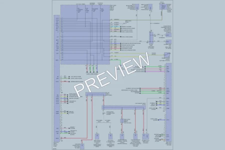 2010 Lexus IS350 Body Control Modules wiring diagram preview