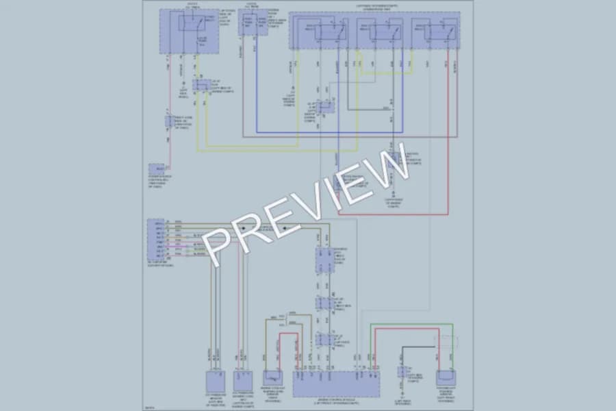 2010 Lexus IS350 Cooling Fan wiring diagram preview