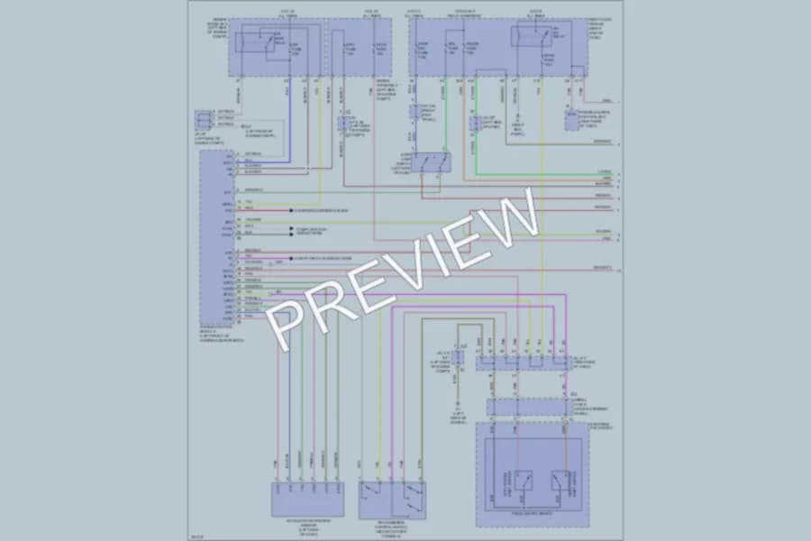 2010 Lexus IS350C Transmission wiring diagram preview