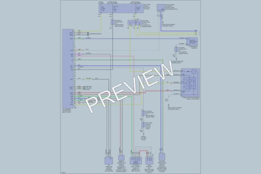 2010 Lexus ISF Air Conditioning wiring diagram preview