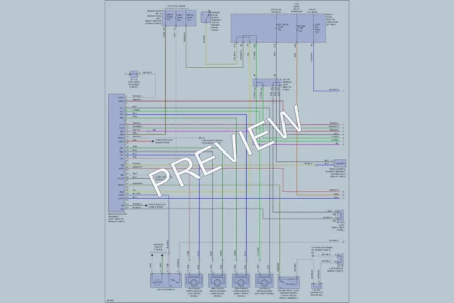 2010 Lexus ISF Anti Lock Brakes wiring diagram preview