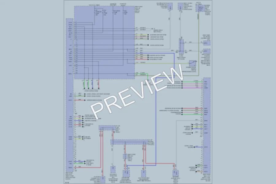 2010 Lexus ISF Body Control Modules wiring diagram preview