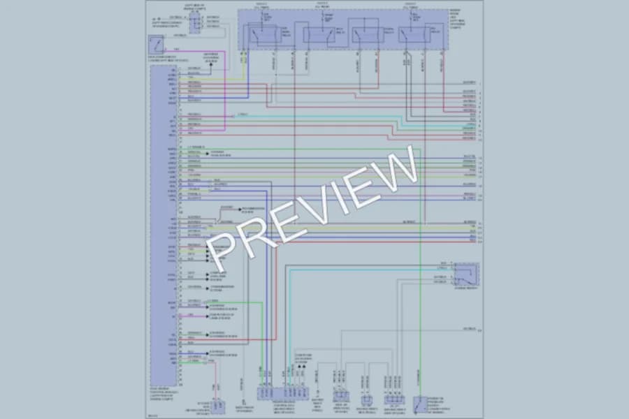 2010 Lexus ISF Engine Performance wiring diagram preview