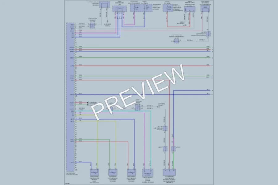 2010 Lexus LS460 Air Conditioning wiring diagram preview