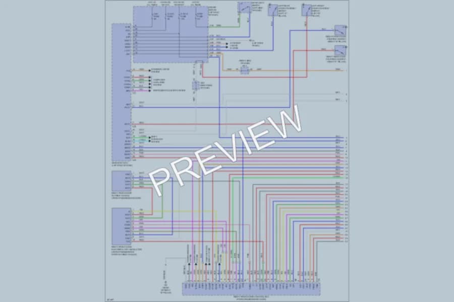 2010 Lexus LS460 Anti Theft wiring diagram preview