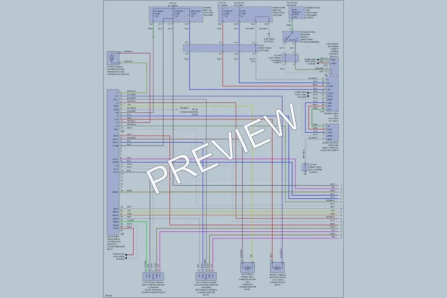 2010 Lexus LS460 Memory Systems wiring diagram preview