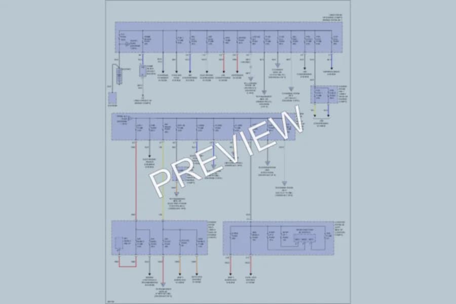 2010 Lexus LS460 Power Distribution wiring diagram preview