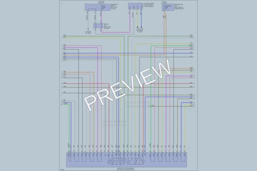 2010 Lexus LS600h Anti Lock Brakes wiring diagram preview