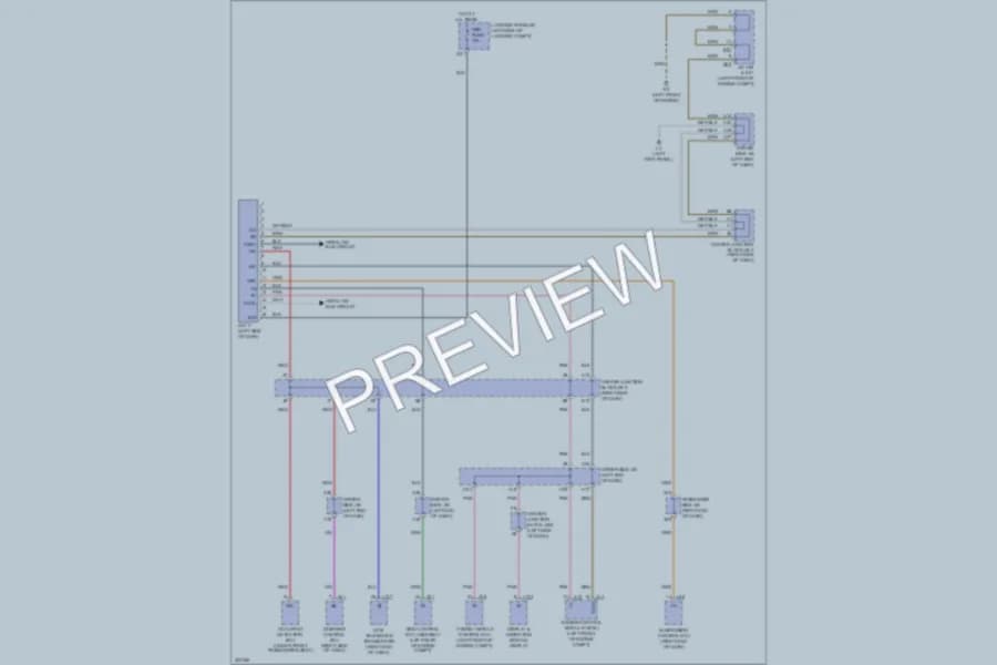 2010 Lexus LS600h Computer Data Lines wiring diagram preview
