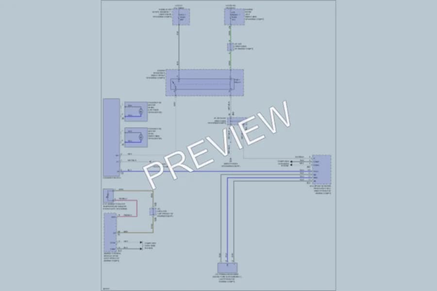 2010 Lexus LS600h Cooling Fan wiring diagram preview