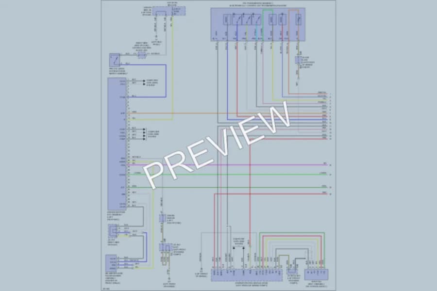 2010 Lexus LS600h Cruise Control wiring diagram preview