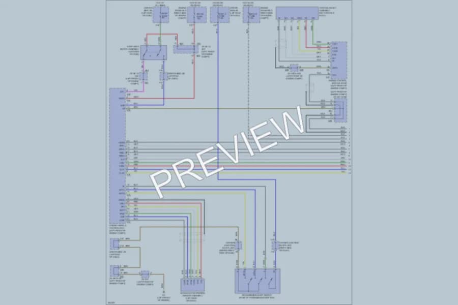 2010 Lexus LS600h Transmission wiring diagram preview