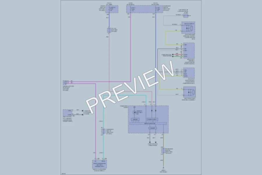 2010 Lexus LS600h Warning Systems wiring diagram preview