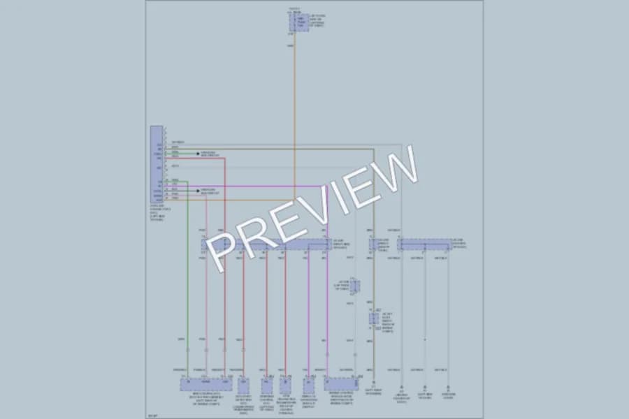 2010 Lexus LX570 Computer Data Lines wiring diagram preview