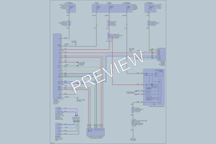 2010 Lexus LX570 Electronic Power Steering wiring diagram preview