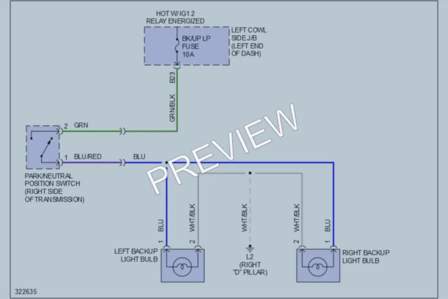 2010 Lexus LX570 Exterior Lights wiring diagram preview