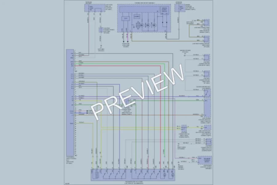 2010 Lexus LX570 Transmission wiring diagram preview