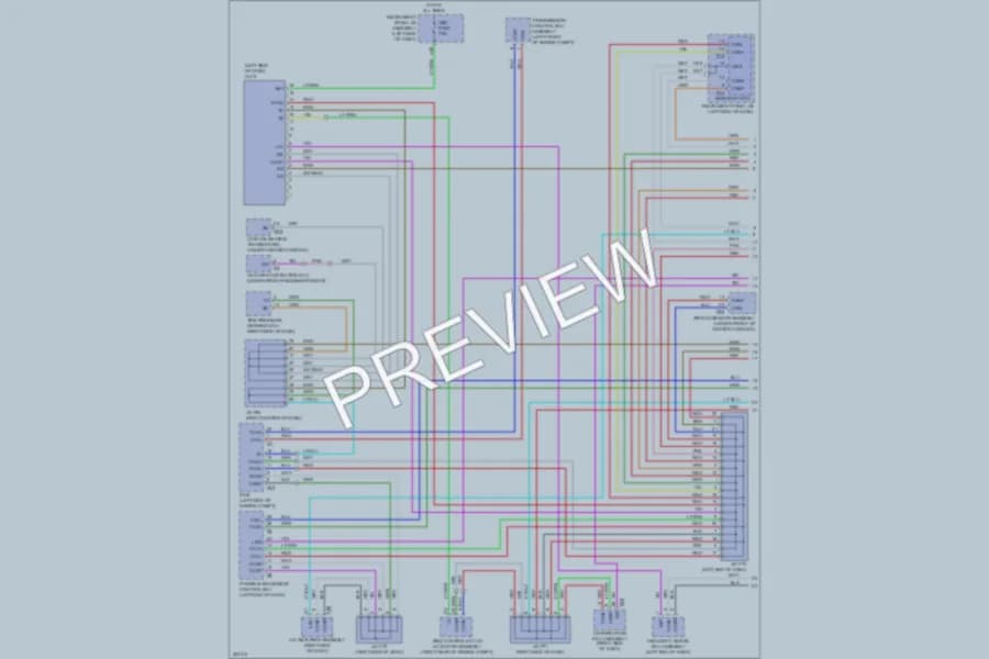 2010 Lexus RX350 Computer Data Lines wiring diagram preview