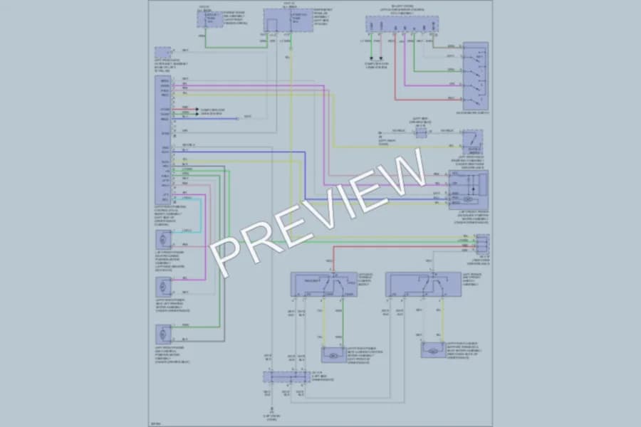 2010 Lexus RX350 Memory Systems wiring diagram preview