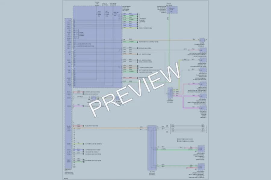 2010 Lexus RX450h Body Control Modules wiring diagram preview