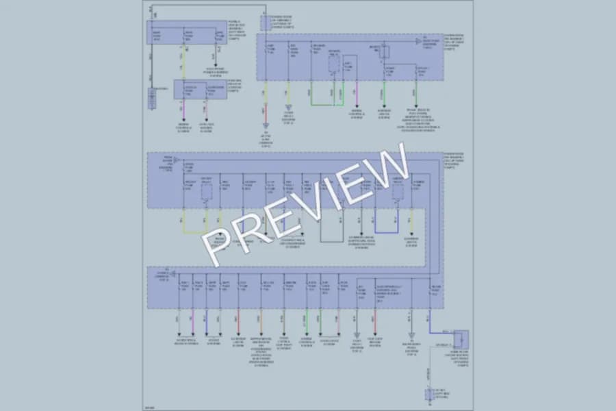 2010 Lexus RX450h Power Distribution wiring diagram preview