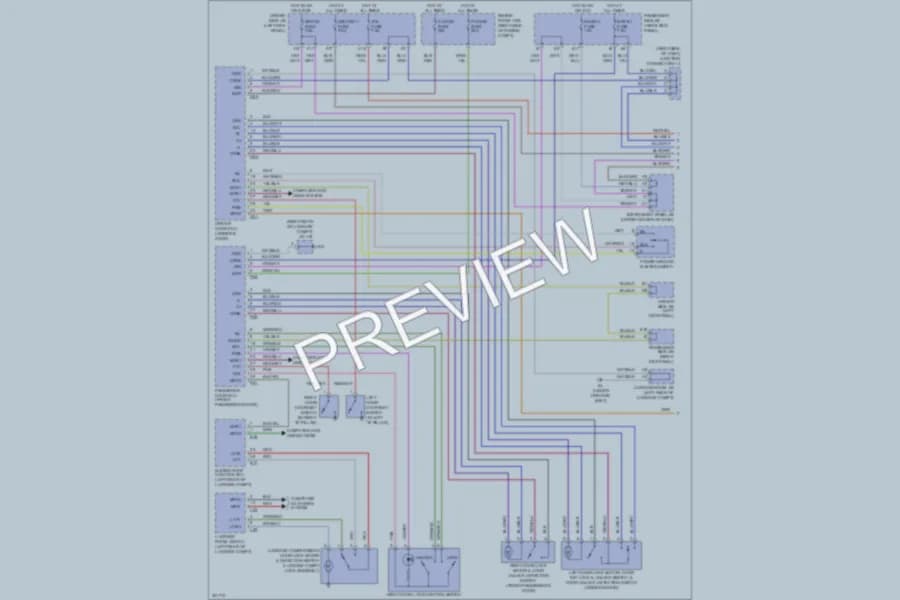 2010 Lexus SC430 Anti Theft wiring diagram preview