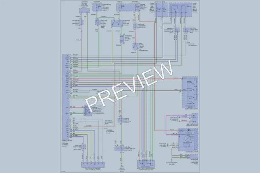 2010 Lexus SC430 Cruise Control wiring diagram preview