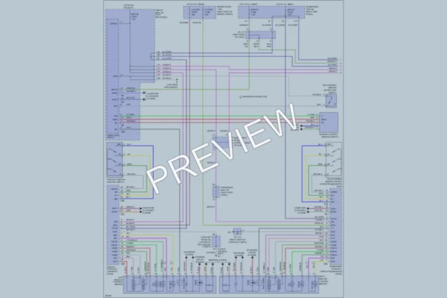 2010 Lexus SC430 Memory Systems wiring diagram preview