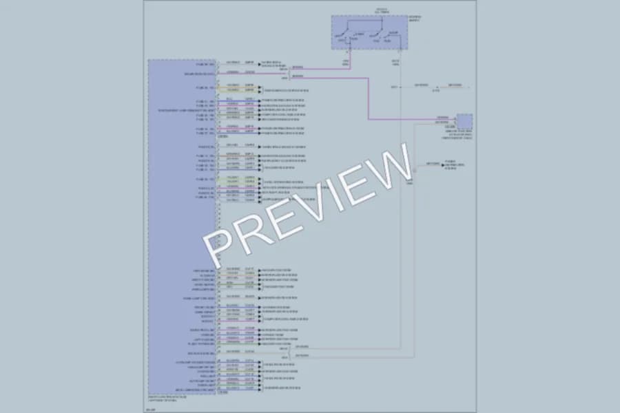 2010 Lincoln MKS Body Control Modules wiring diagram preview