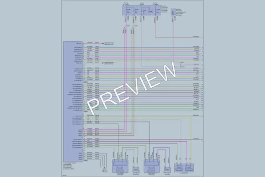 2010 Lincoln MKS Navigation wiring diagram preview