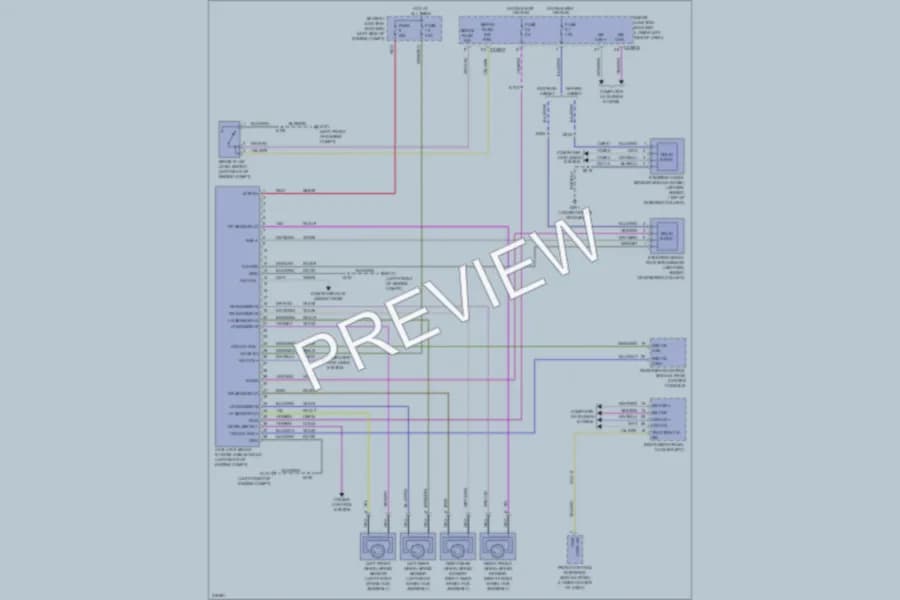2010 Lincoln MKT Anti Lock Brakes wiring diagram preview