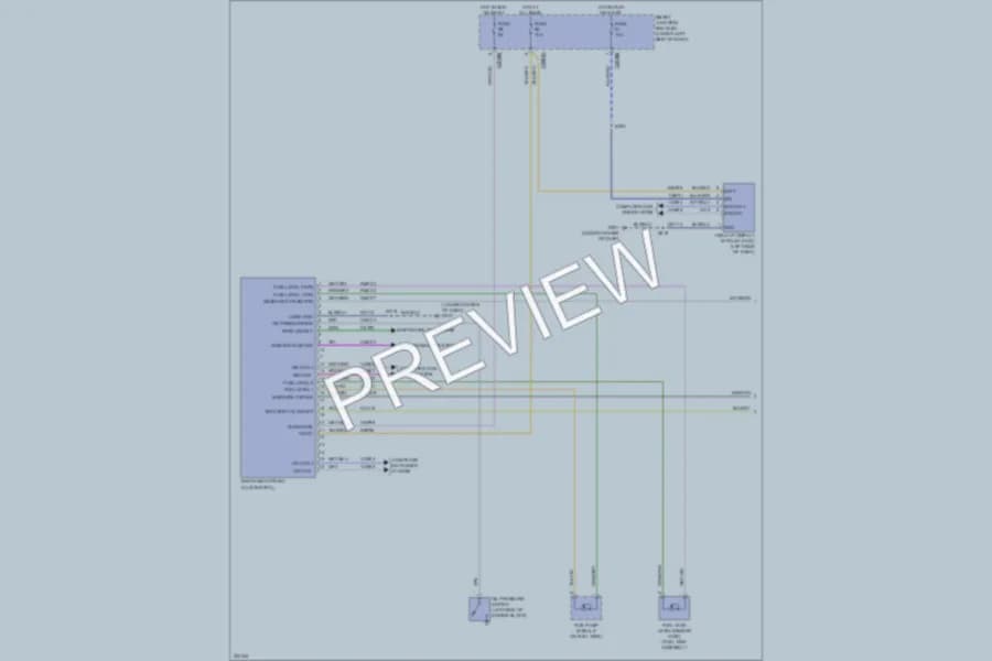 2010 Lincoln MKT Instrument Cluster wiring diagram preview