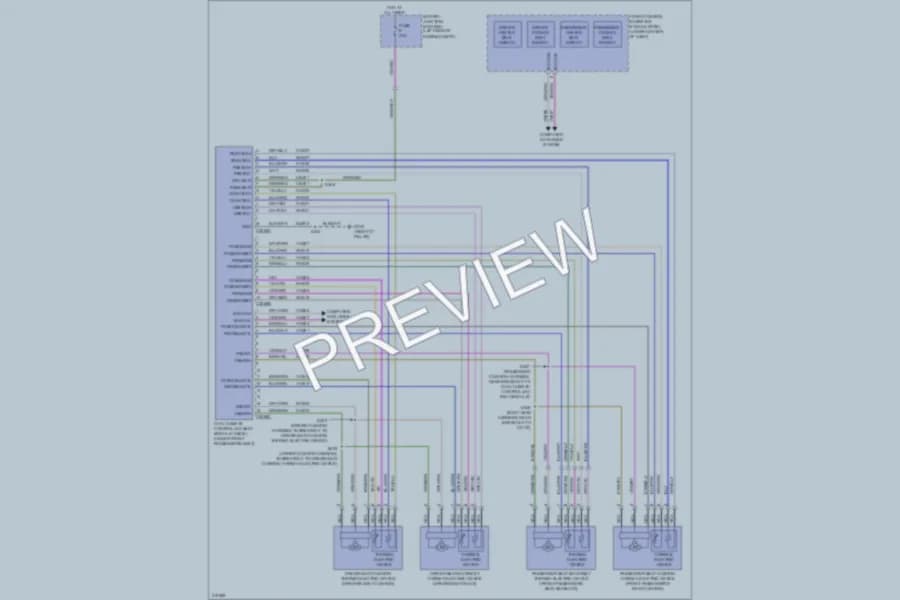 2010 Lincoln MKT Power Seats wiring diagram preview