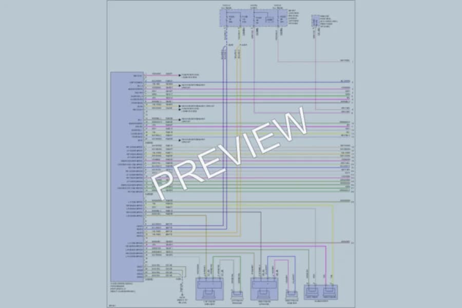 2010 Lincoln MKT Radio wiring diagram preview