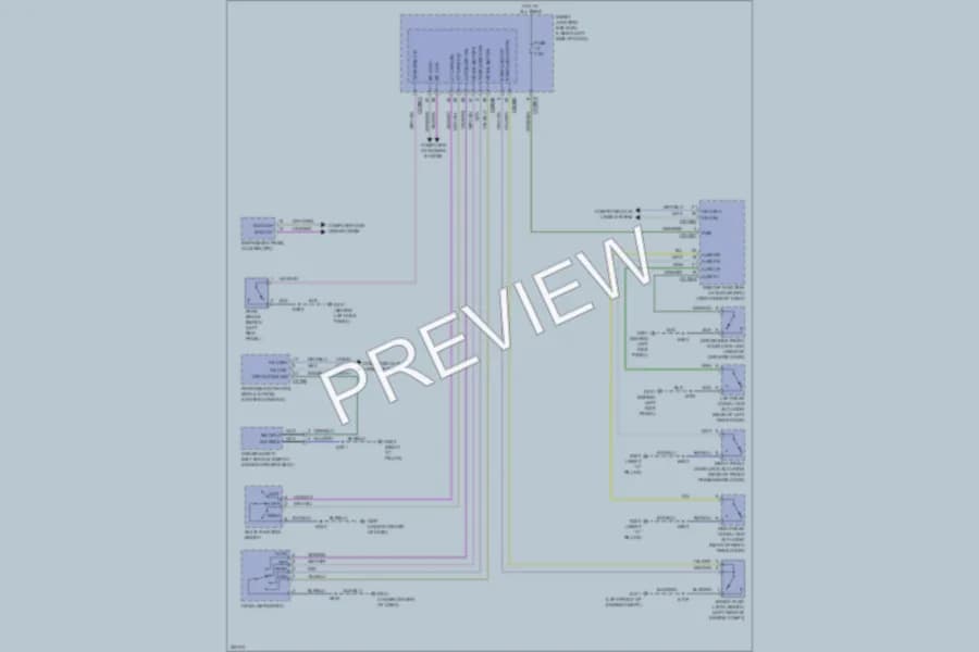 2010 Lincoln MKT Warning Systems wiring diagram preview