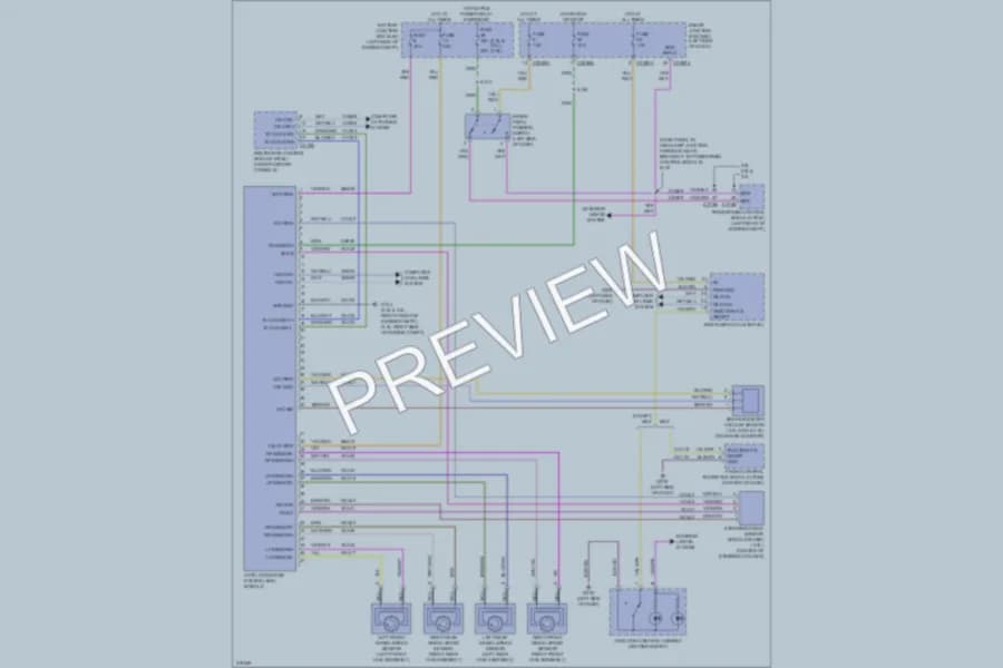 2010 Lincoln MKZ Anti Lock Brakes wiring diagram preview