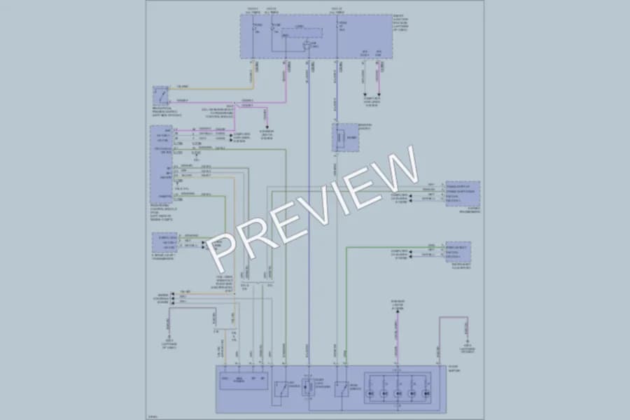 2010 Lincoln MKZ Shift Interlock wiring diagram preview