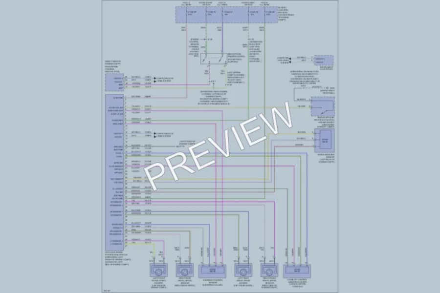 2010 Lincoln Navigator Anti Lock Brakes wiring diagram preview