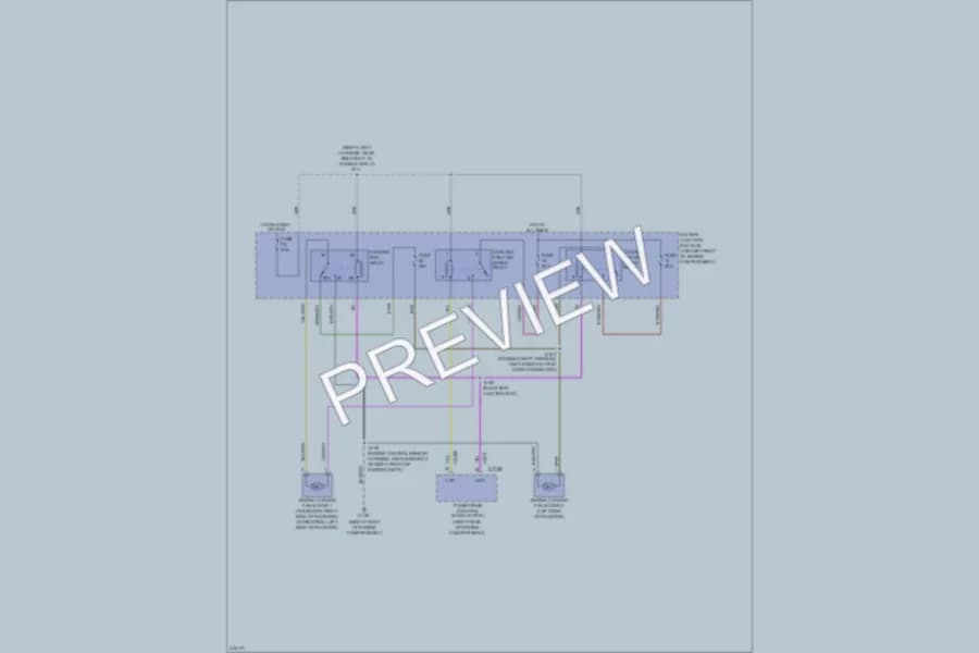 2010 Lincoln Navigator Cooling Fan wiring diagram preview