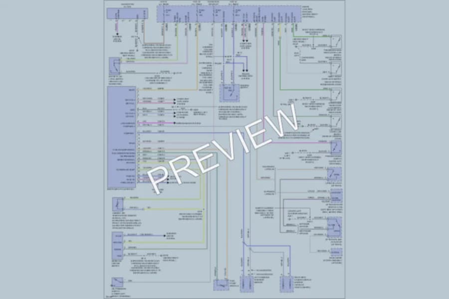 2010 Lincoln Navigator Instrument Cluster wiring diagram preview