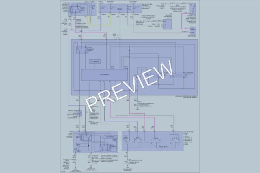 2010 Lincoln Navigator Wiper Washer wiring diagram preview