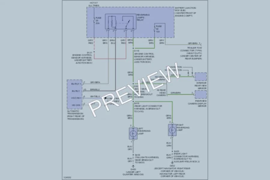 2010 Lincoln NavigatorL Exterior Lights wiring diagram preview
