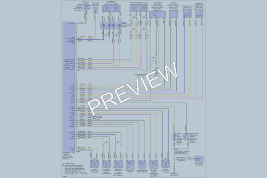 2010 Lincoln NavigatorL Supplemental Restraints wiring diagram preview